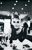 Audrey Hepburn Window Poster