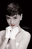 Audrey Hepburn - Red Lips 11x17