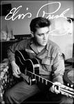 Elvis - Army Guitar Magnet