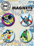 DC Heroes Four Pack of Round Magnets
