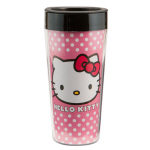 Hello Kitty 16 oz Plastic Travel Mug