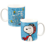 Peanuts "Live It Up" 12 oz Ceramic Mug