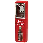 Coke Wall/Machine Mountable Bottle Opener W/ Cap Catcher