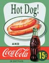 Coke-Hot Dog Sign