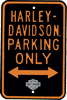 Harley Davidson Parking Sign