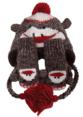 Sock Monkey Original - Toddler Hat+Mittens Set