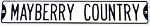 Mayberry Country Street Sign