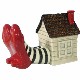 Wizard of Oz Wicked Witch Legs and House S&P Shakers