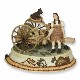 Wizard of Oz Dorothy and Toto On Wagon Figurine