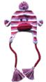Sock Monkey Pink Stripe Hat
