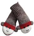 Sock Monkey Original - Mittens