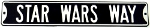 Star Wars Way Street Sign