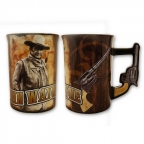 John Wayne- Pistol Handle Mug