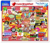 I Love Breakfast - 1000 Piece Jigsaw Puzzle