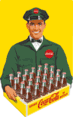 COKE - Delivery Man Die-cut Embossed sign