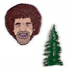 Bob Ross Pin Set