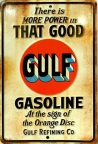 Gulf Good Gasoline Sign