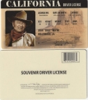 John Wayne Driver's License