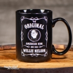 Willie Nelson- Black & White Established Mug