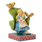 Jim Shore: Alice in Wonderland- Alice Sitting Figurine