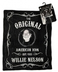 Willie Nelson- Black & White Established Throw