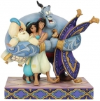 Jim Shore: Aladdin- Group Hug Figurine