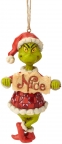 Jim Shore: Dr. Seuss- The Grinch Naughty/Nice Ornament