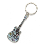 Elvis- Guitar w/ Patches Keychain