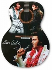 Elvis- Guitar Shaped Coasters 4 Pack