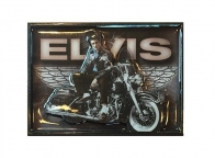 Elvis- Motorcycle 3D Magnet