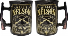 Willie Nelson- Shotgun Handle Mug