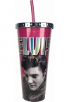 Elvis Foil Cup w/ Straw