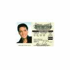 Elvis Driver's License Magnet