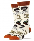 Bob Ross- Happy Lil Accidents Crew Socks