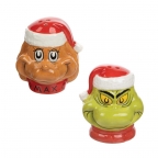 Dr. Seuss: Grinch- Grinch & Max Salt & Pepper Shaker Set