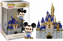 Walt Disney World 50th Anniversary- Cinderella Castle w Mickey Mouse Pop! Town