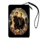 Supernatural- Sam & Dean Large Canvas Zipper Wallet