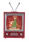 Rudolph & Santa TV Table Piece