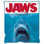Jaws Movie Poster Throw