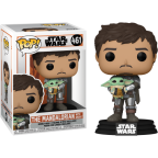 Star Wars: The Mandalorian- The Mandalorian w/ Grogu Pop!