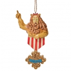 Jim Shore: Wizard of Oz- Cowardly Lion Courage Ornament