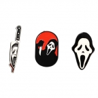 Scream- Ghost Face 3 Pack Lapel Pin Set