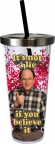 Seinfeld George Glitter Cup + Straw