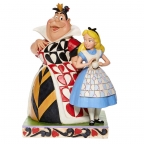 Jim Shore: Alice in Wonderland- Alice & Queen of Hearts Figurine