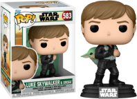 Star Wars: Book of Boba Fett- Luke Skywalker & Grogu #583 Pop!