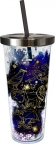 Harry Potter- Constellations Glitter Cup w/ Straw