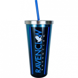Harry Potter Ravenclaw 24 oz. Stainless Steel Cup with Straw