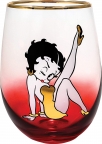 Betty Boop Stemless Wine Glass