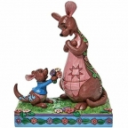 Jim Shore: Kanga & Roo w Flowers Figurine