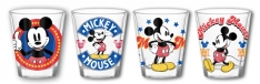 Mickey Mouse 4 Shot Glass Pack